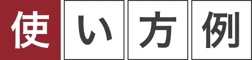 使い方例